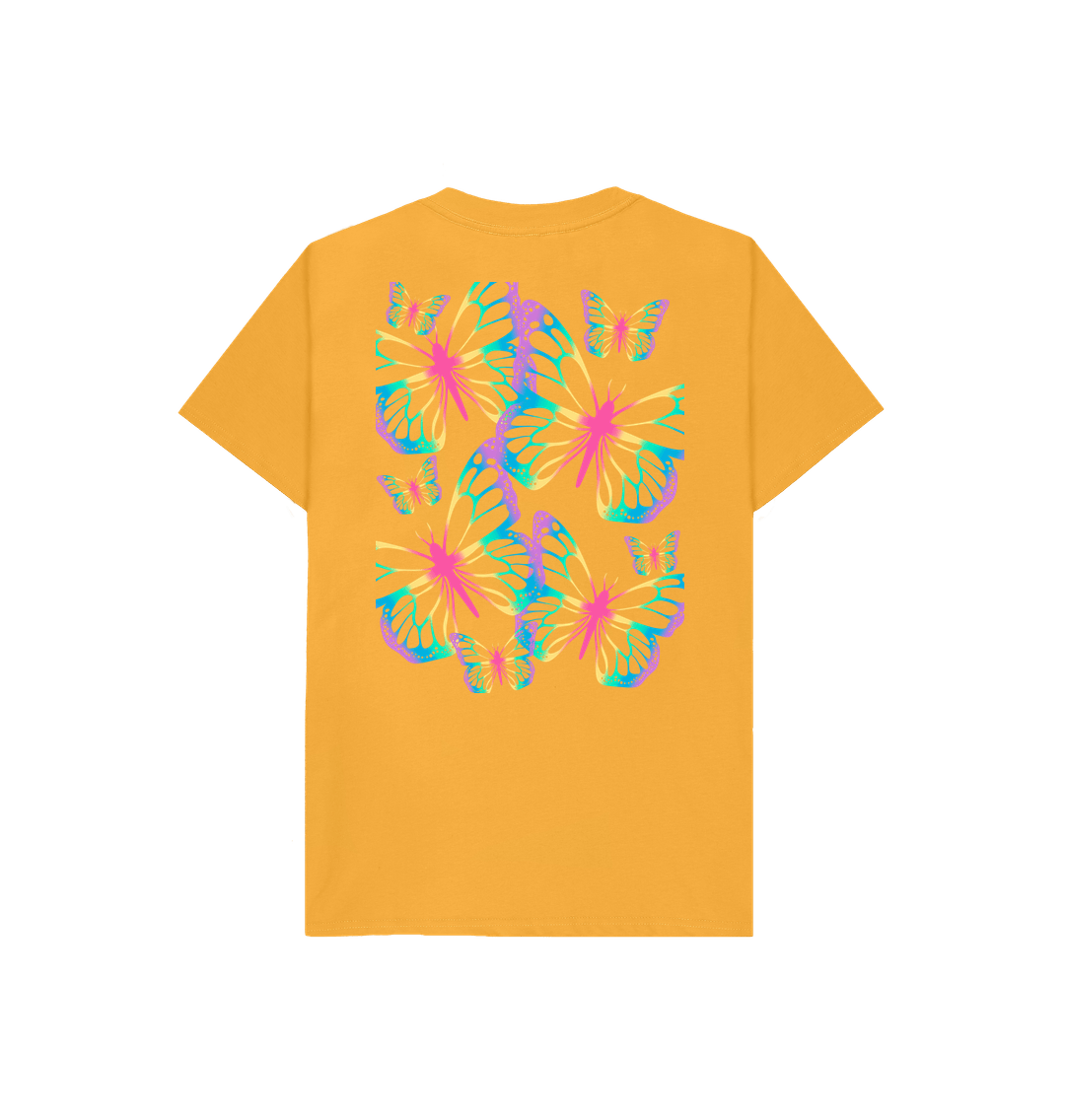 Mustard Printed Kids T-Shirt
