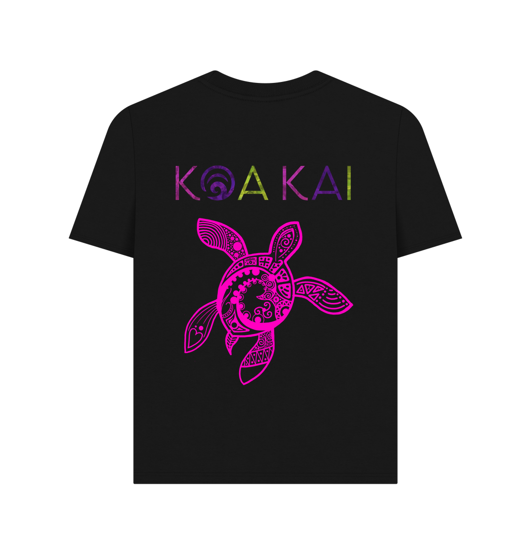 Paddle Repeat Oversized tee with turtle back