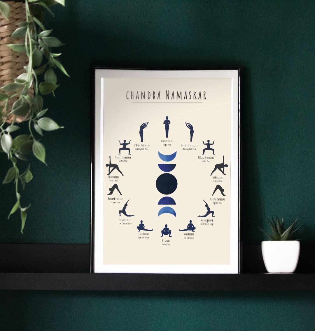 Moon Salutation Poster - Large