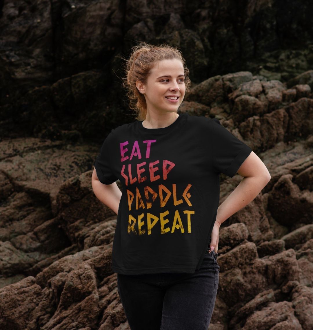 Eat Sleep Paddle Repeat tee