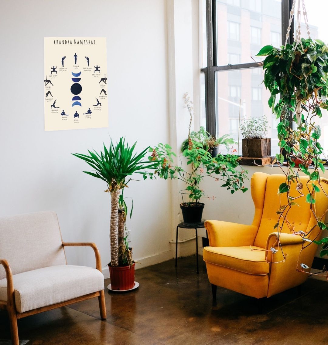 Moon Salutation Poster - Medium