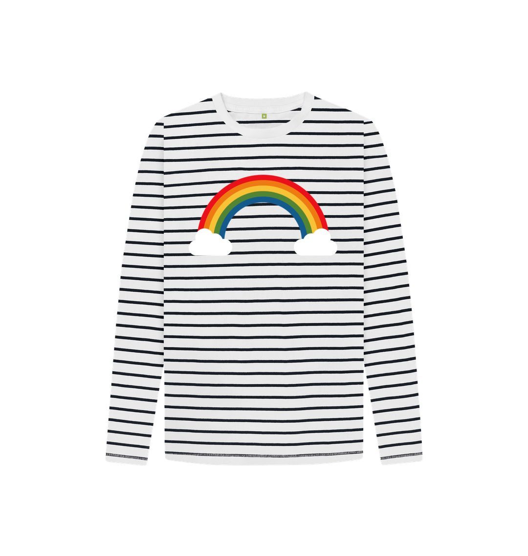 Navy Stripes Kids striped Rainbow