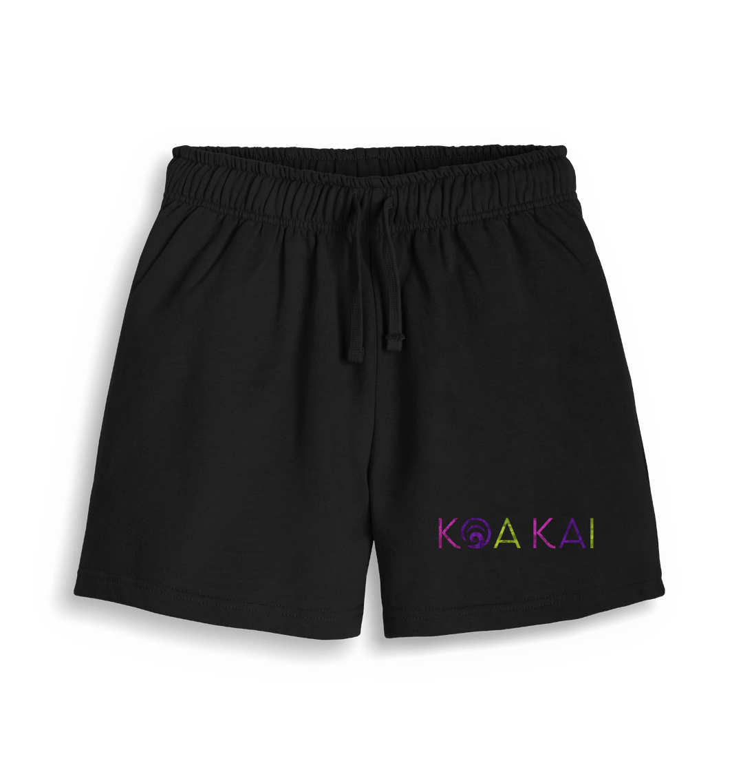 Black Printed Womens Joggers