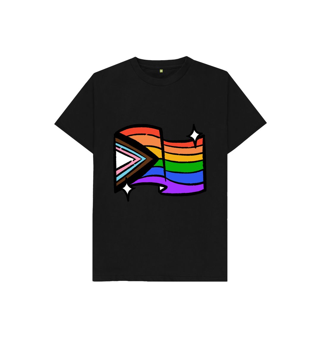 Black Pride butterfly tee by Ella