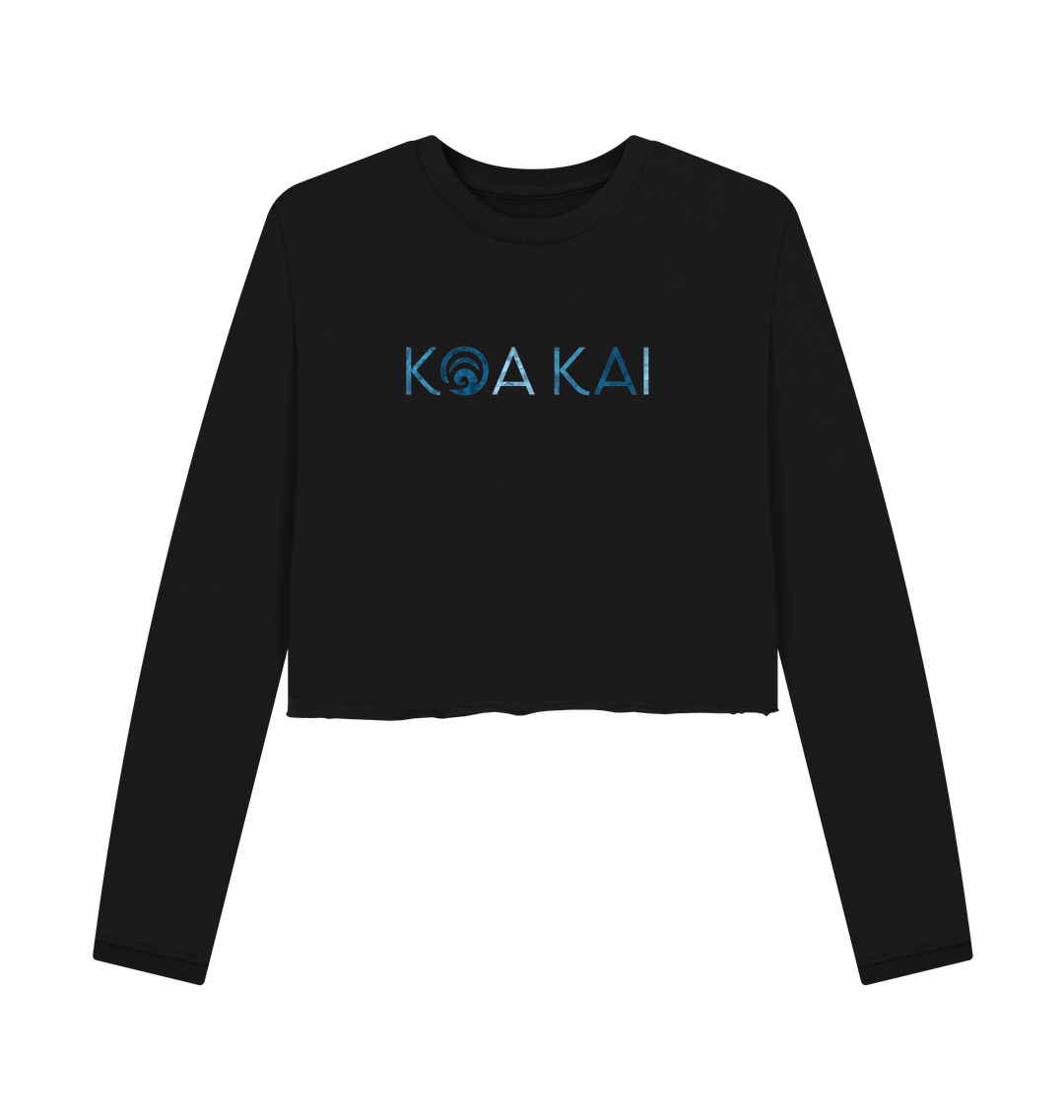 Black Printed Boxy Jumpers