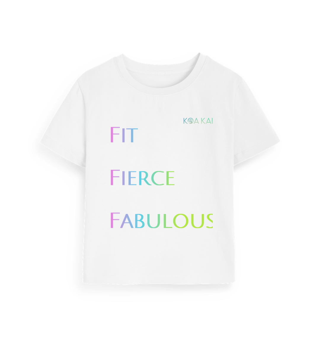 White Printed T-shirt Front