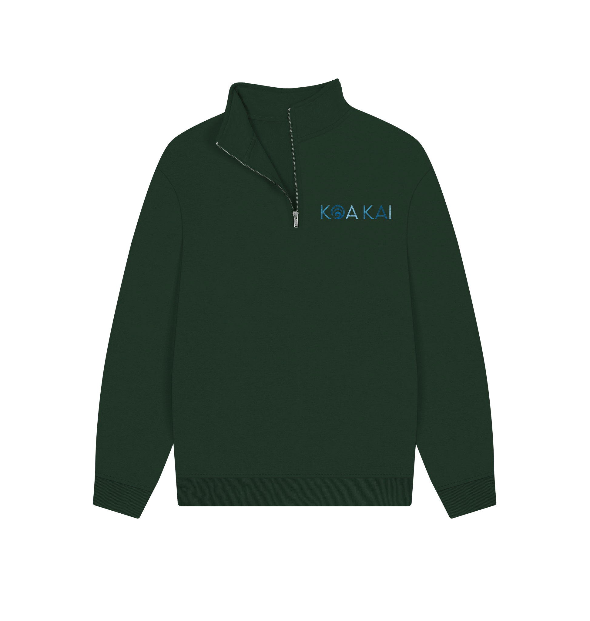 Evergreen Printed Sweater Front