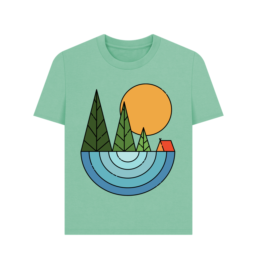 Peppermint Printed T-shirt Front