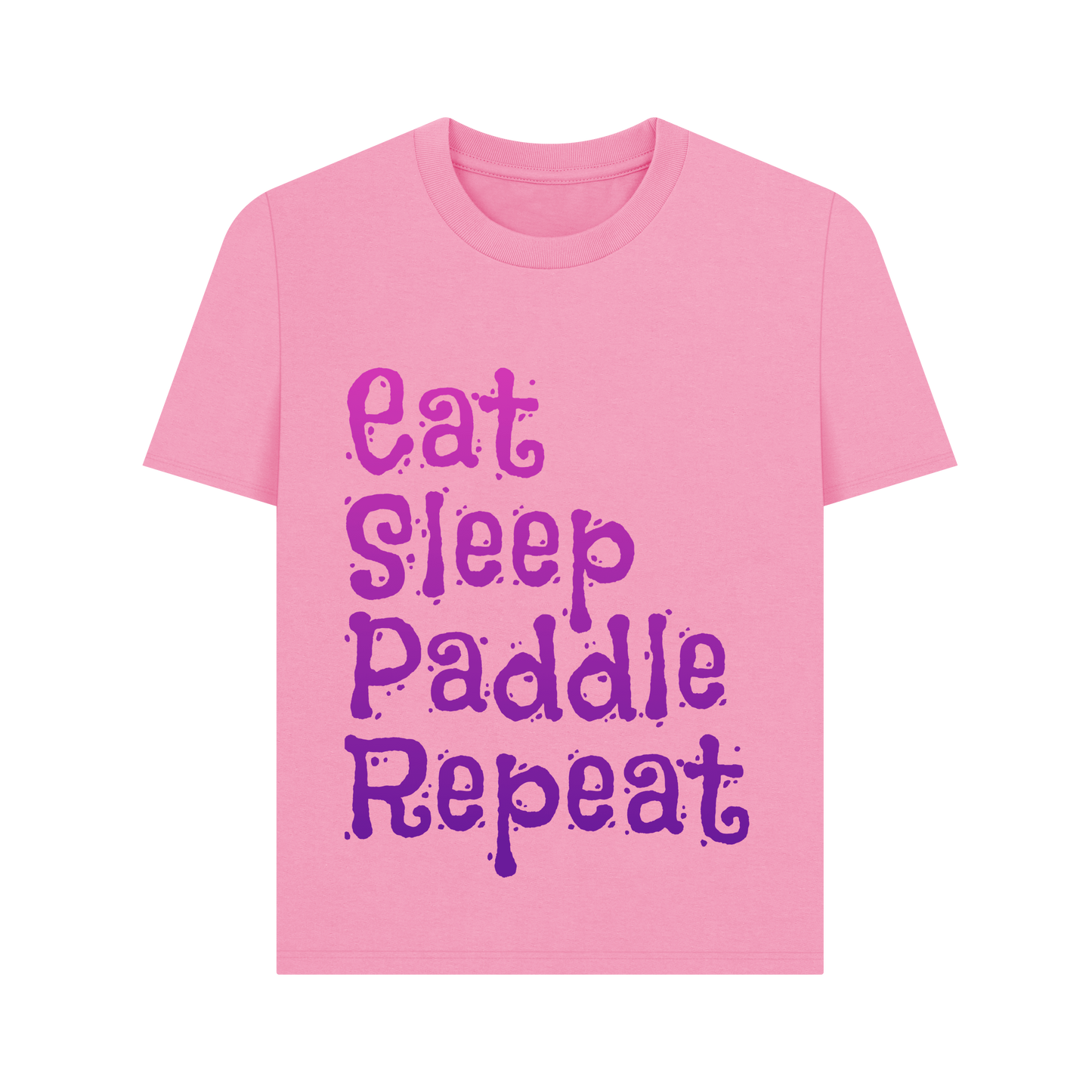 Rose Pink Printed T-shirt Front