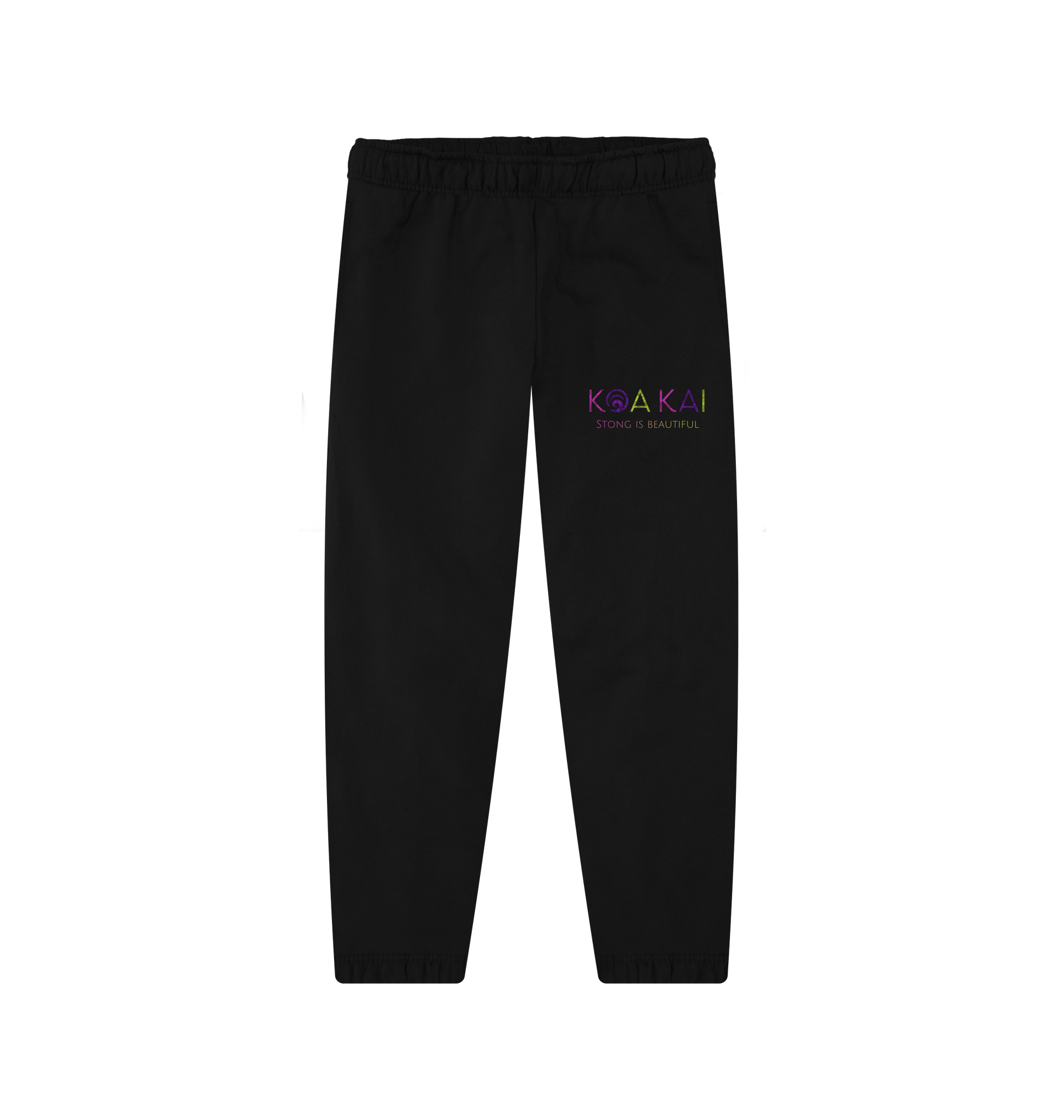 Black Joggers Front
