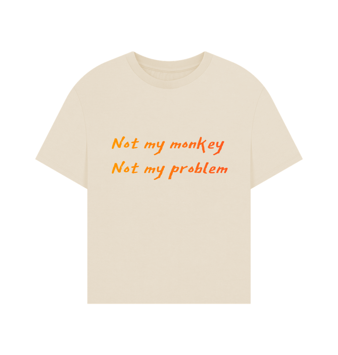 Oat Not my monkey oversized tee