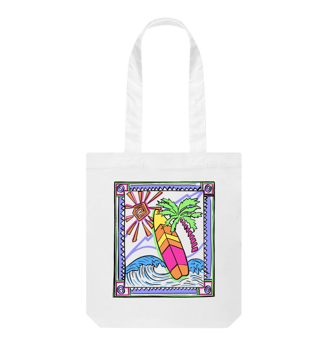 White Fun in the sun tote bag