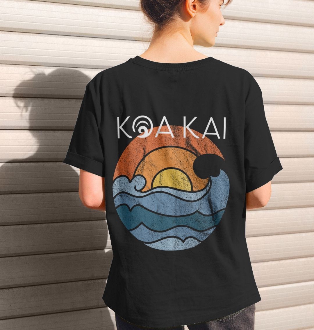 Koa Kai Sunset tee with back print