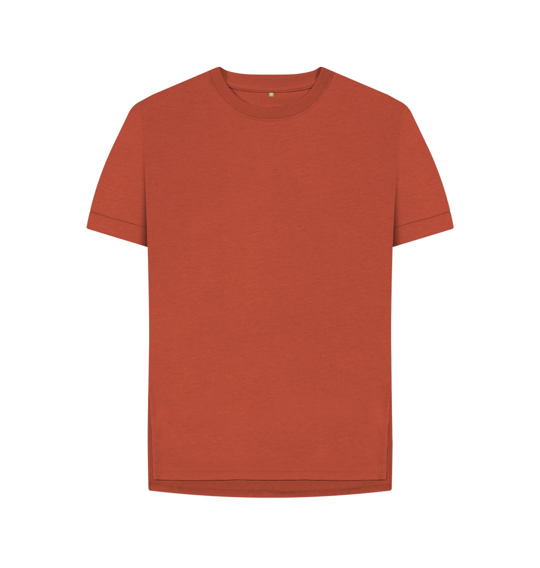 Rust Womens relaxed fit tee