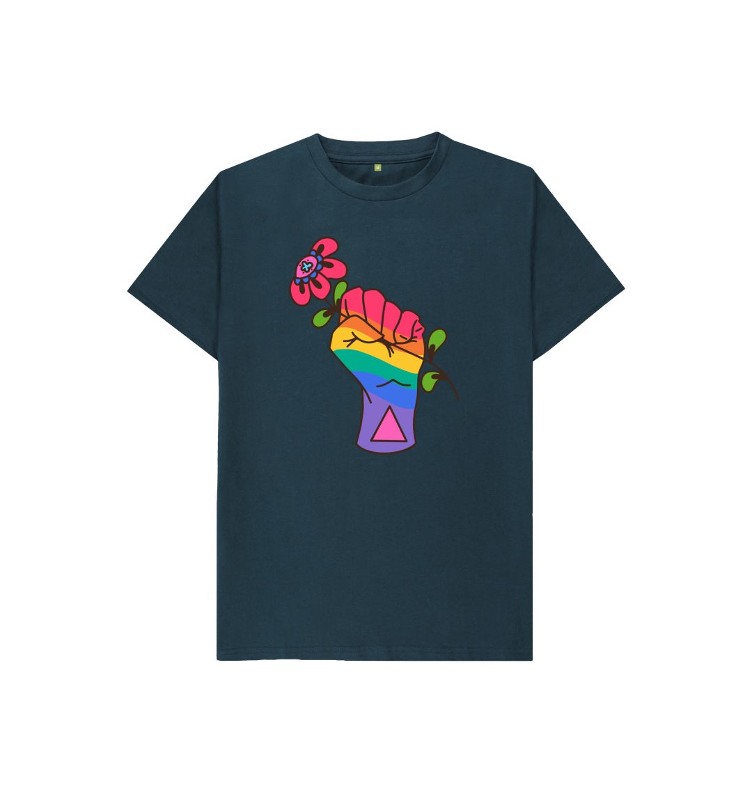 Denim Blue Rainbow hand by Ella