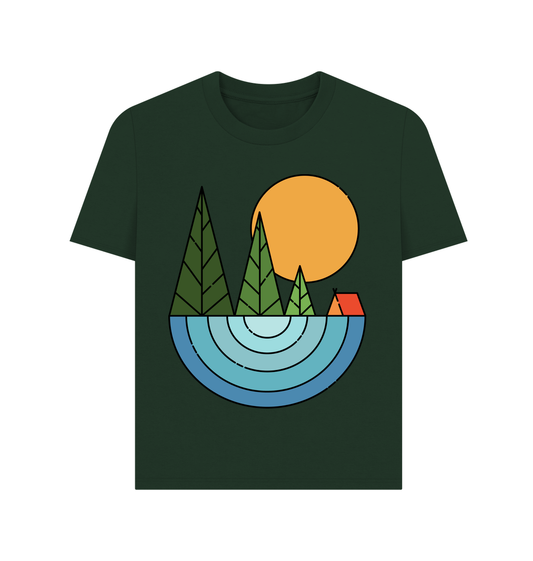 Evergreen Printed T-shirt Front