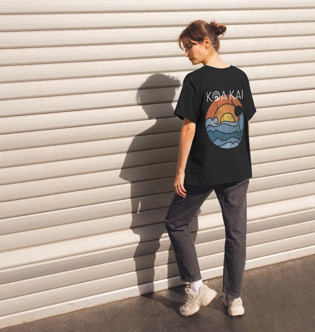 Koa Kai Sunset tee with back print