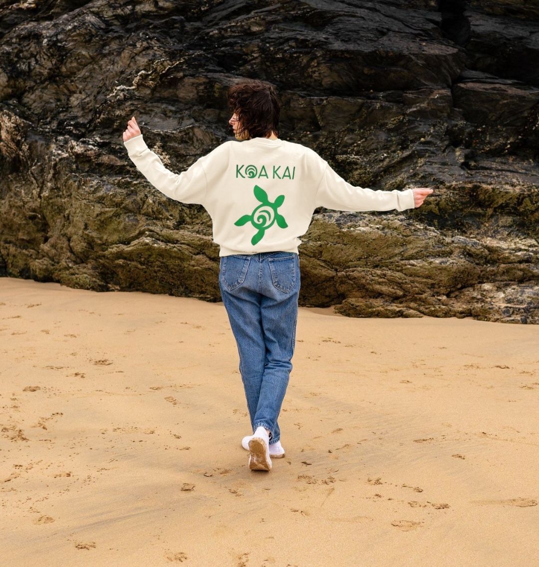 Olive Koa Kai oversized jumper