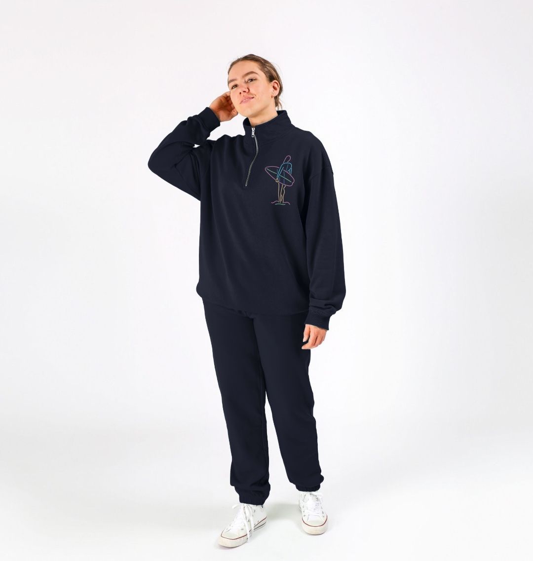 Maeve 1/4  zip sweater