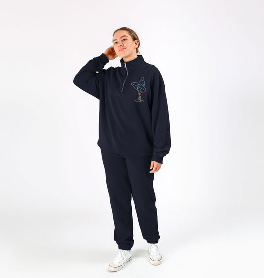 Maeve 1/4  zip sweater