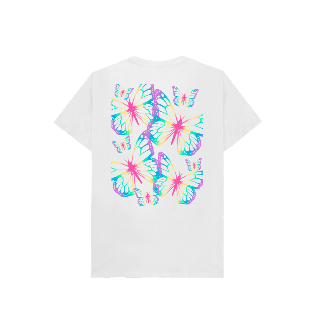 White Printed Kids T-Shirt