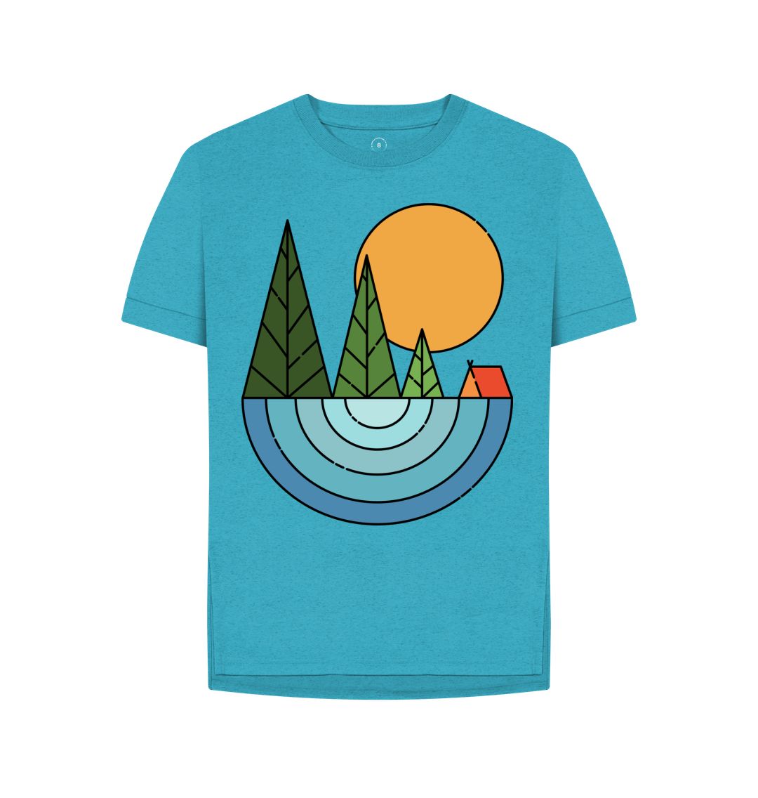 Ocean Blue Under the sun Women's Remill\u00ae Relaxed Fit T-shirt