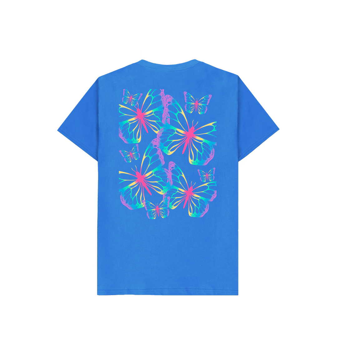 Bright Blue Printed Kids T-Shirt