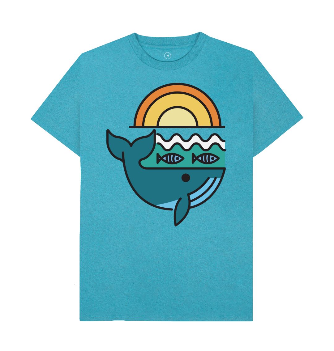 Ocean Blue Over the Whale