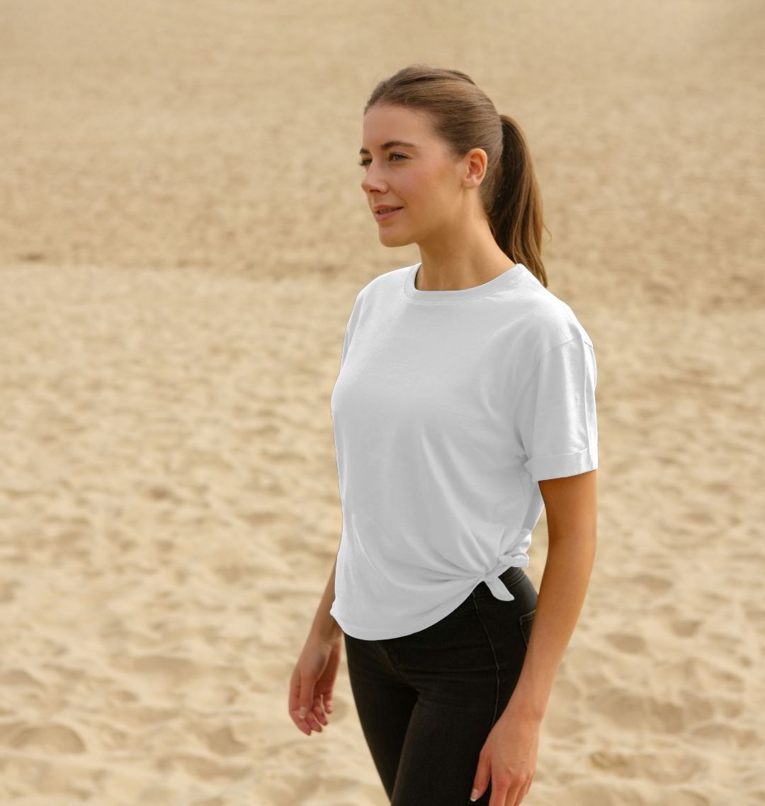 Womens relaxed fit tee