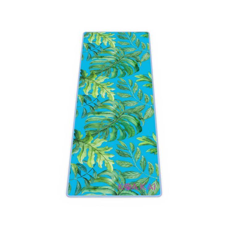 Blue Olivia Yoga Mat